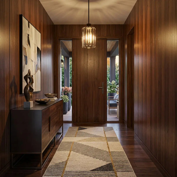 Ash Gray Crystal and Metal Mercury Glass Flush Chandelier With Gold Shades Homeroots Lighting