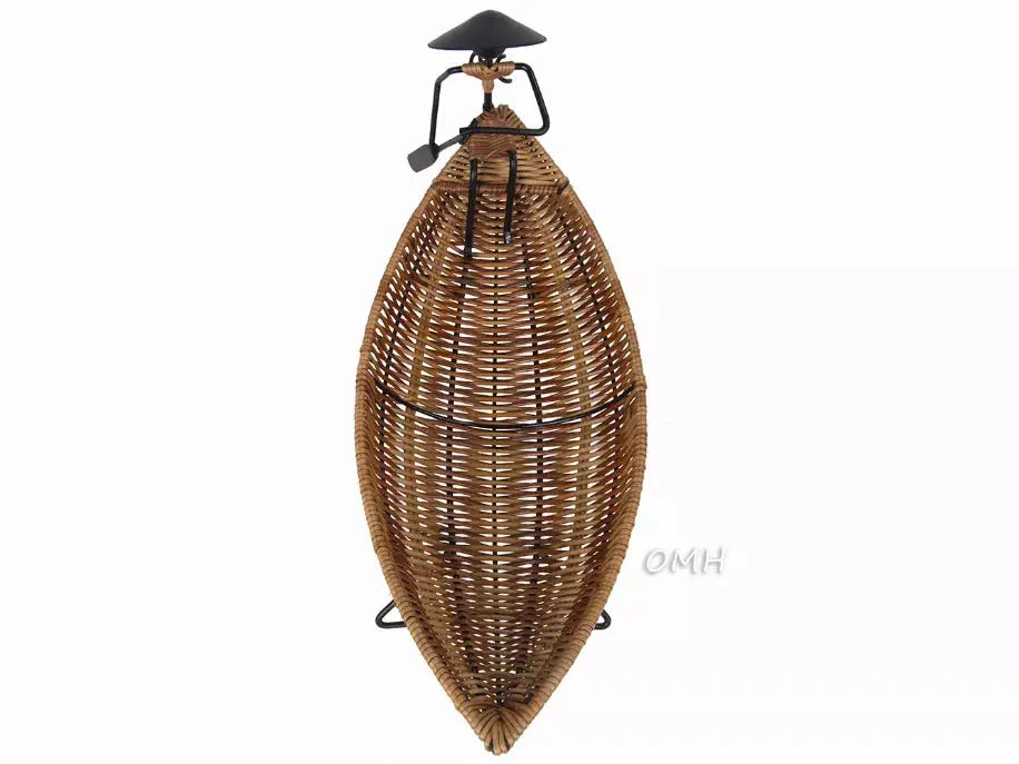 Asian Style Tranquility Boat Basket OMH USA