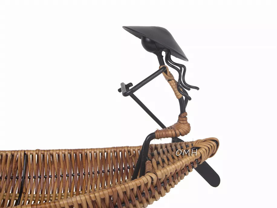 Asian Style Tranquility Boat Basket OMH USA