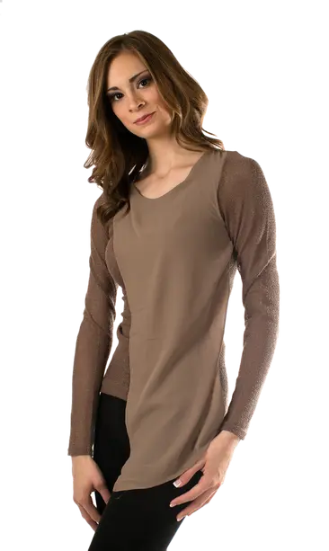 Asymmetric Long Sleeve Top SurelyMine