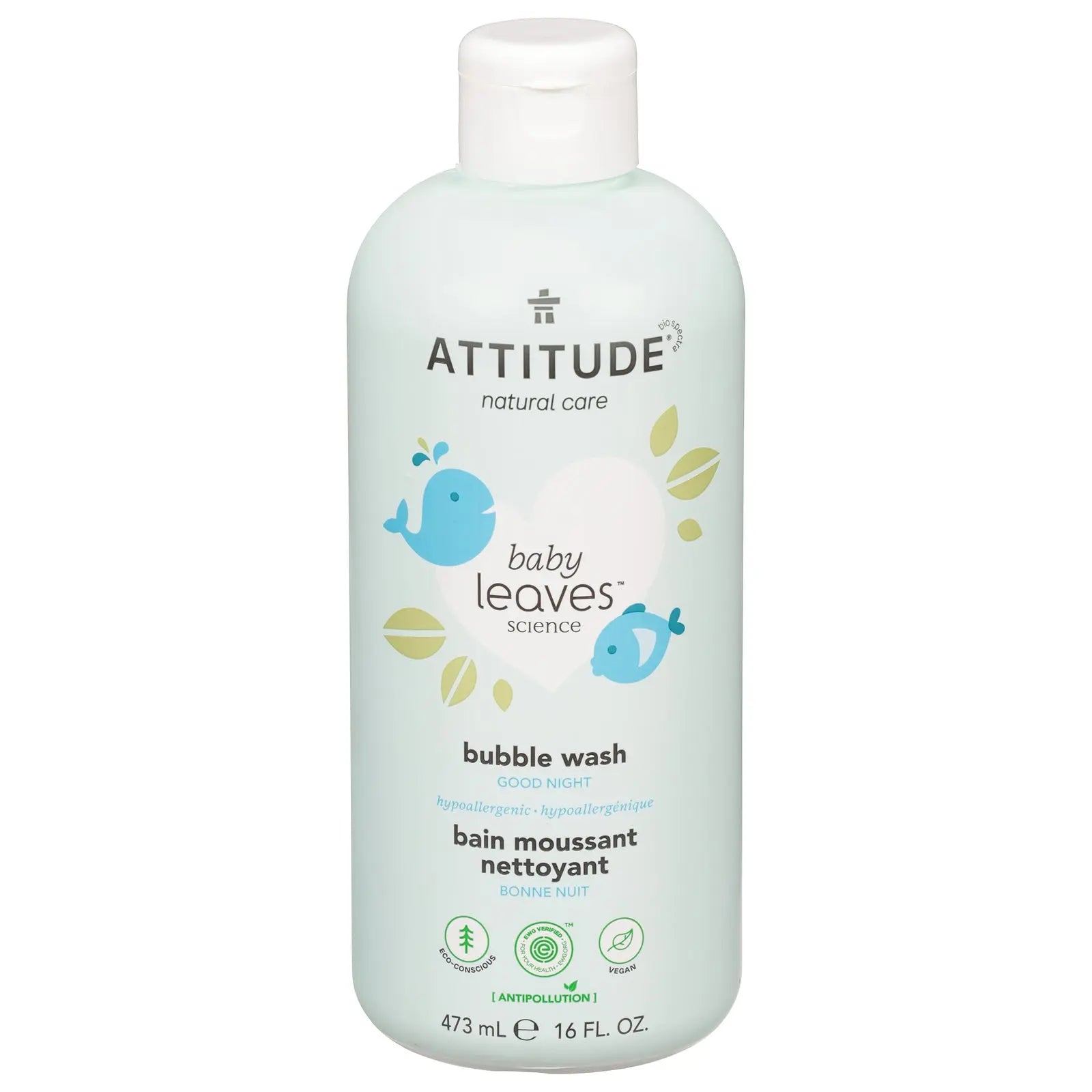 Attitude - Baby Bubble Wash Night - 1 Each 1-16 Oz Attitude
