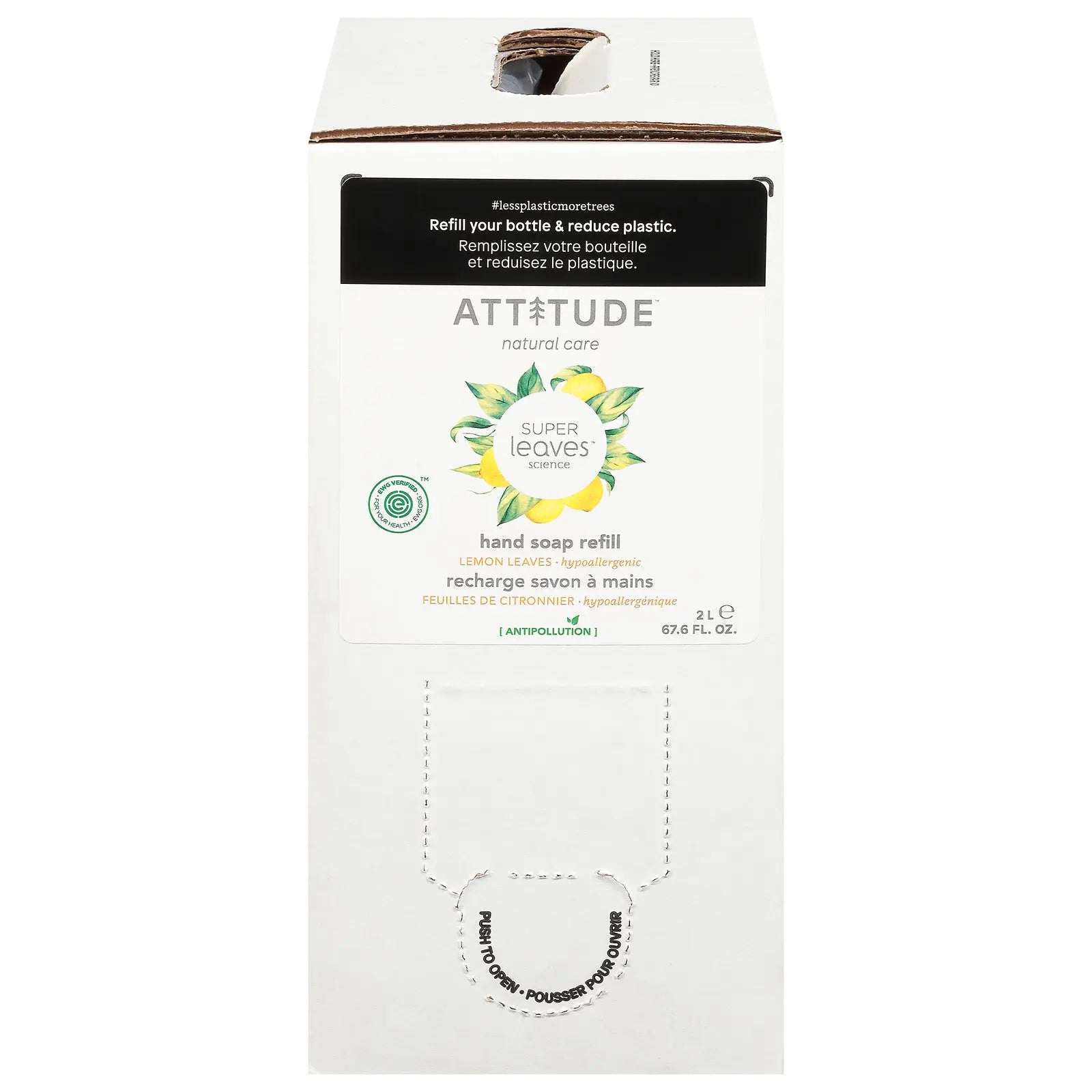 Attitude - Hand Soap Lemon Leaves - 1 Each 1-67.6 Fz Attitude