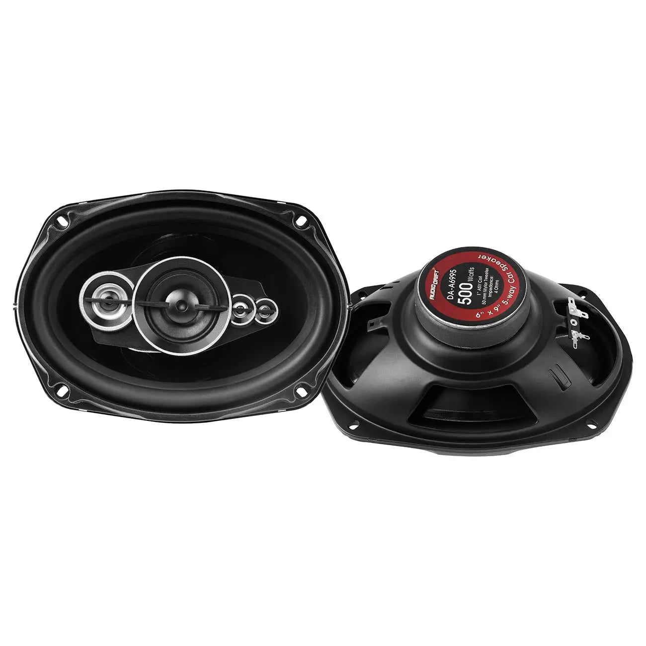 Audiodrift 6x9" 5-way Speakers 500w Max Audiopipe
