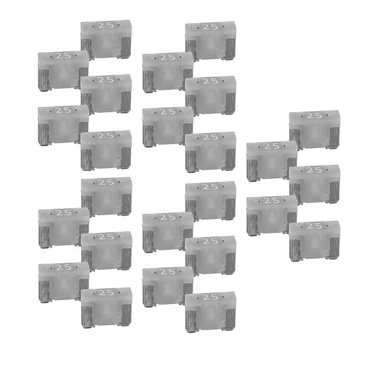 Audiopipe 25a Low Profile Mini Fuse 25 Pack Nippon