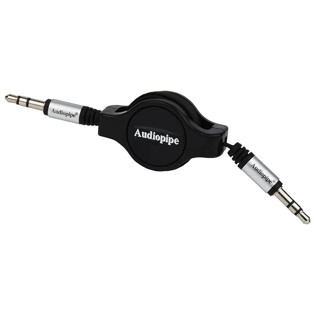 Audiopipe 3.5 To 3.5 Jack Plug 3 Ft Retractable Audiopipe