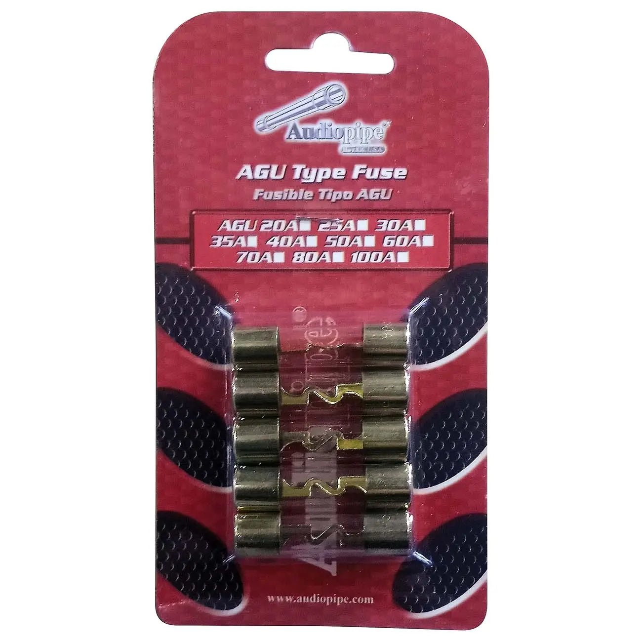 Audiopipe Agu 100 Amp Fuse (5 Pack) Nippon