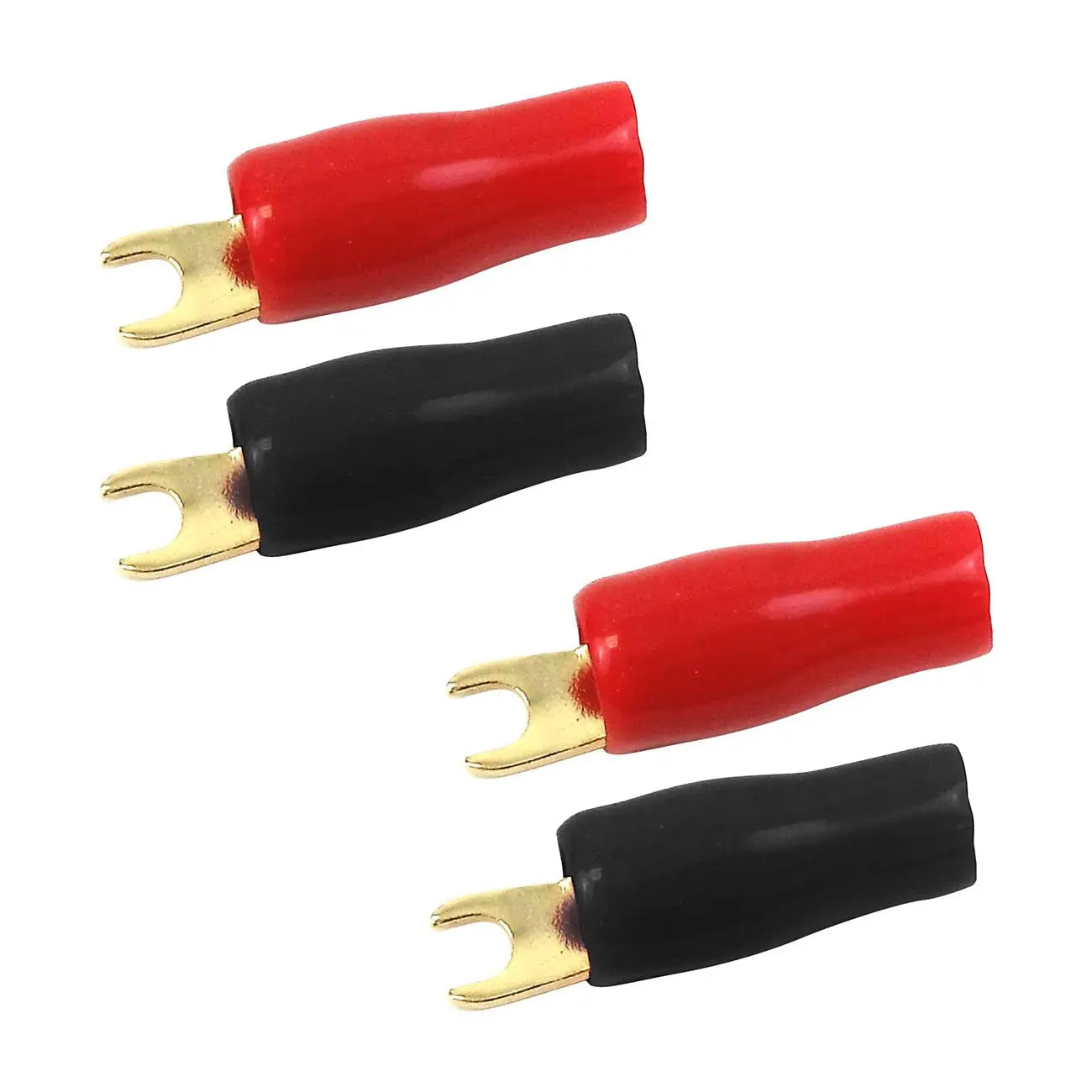 Audiopipe Gold Plated Spade Terminals 4-gauge (2 Pair) Nippon
