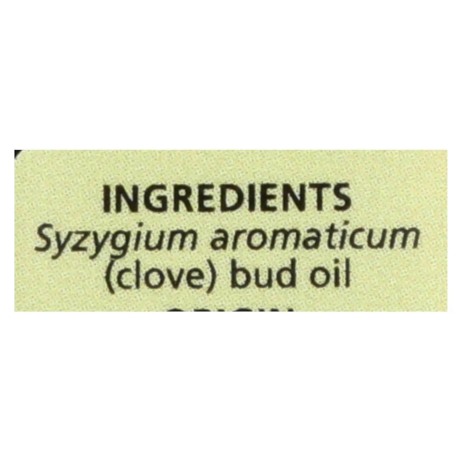 Aura Cacia - Essential Oil - Clove Bud - .5 Oz Aura Cacia