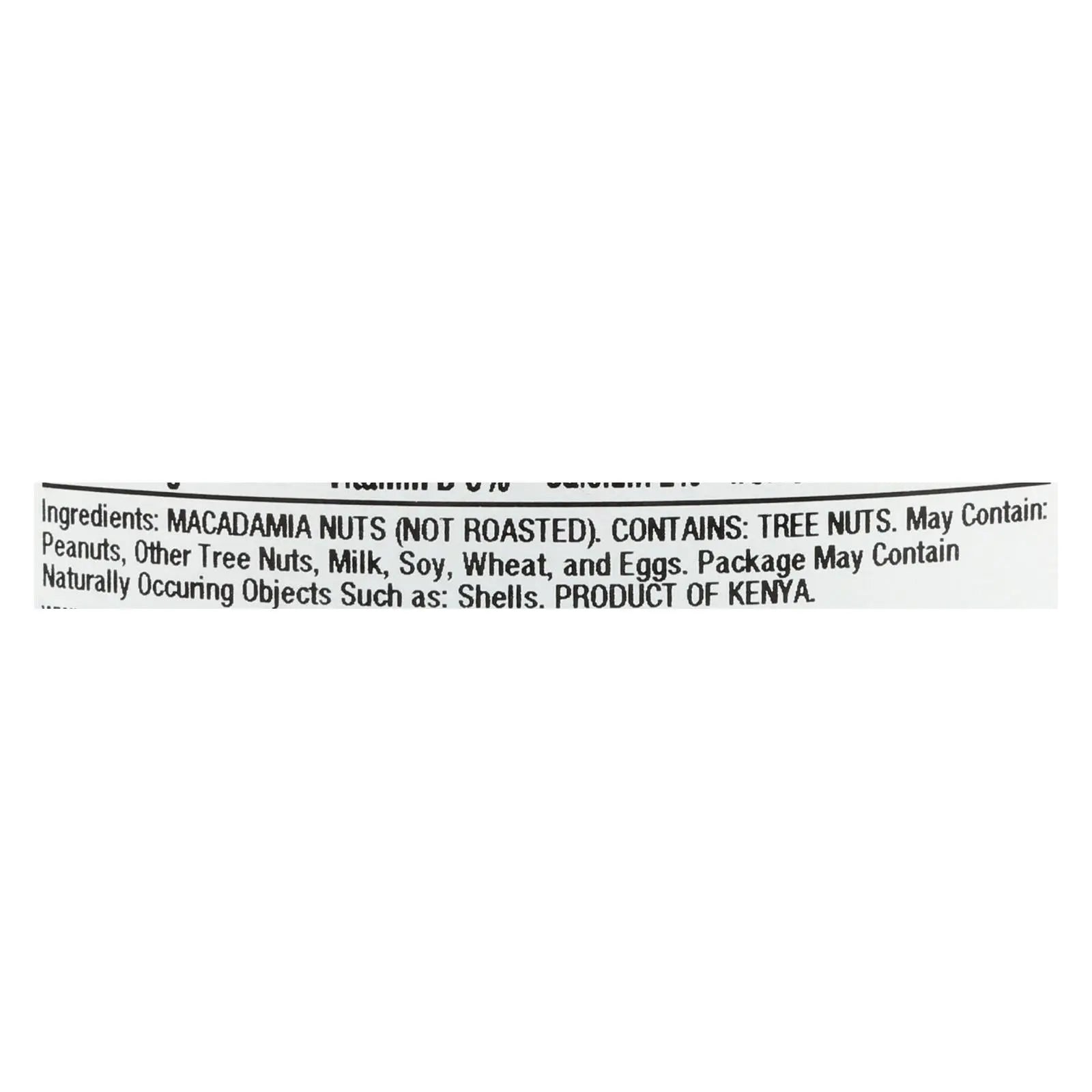Aurora Natural Products - Raw Whole Macadamias - Case Of 12 - 8 Oz. Aurora Natural Products