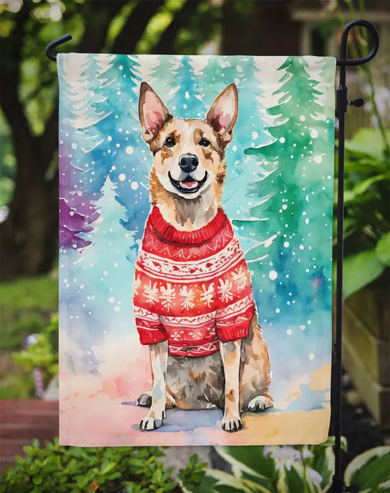 Australian Cattle Dog Christmas Garden Flag Caroline's Treasures