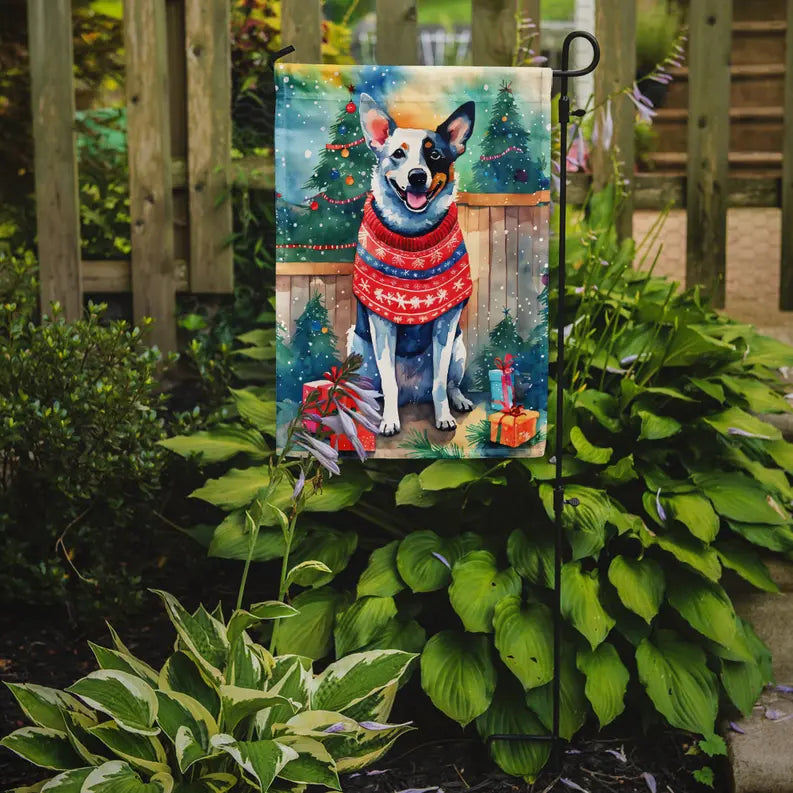 Australian Cattle Dog Christmas Garden Flag Caroline's Treasures