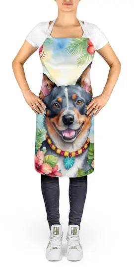 Australian Cattle Dog Luau Apron Caroline's Treasures