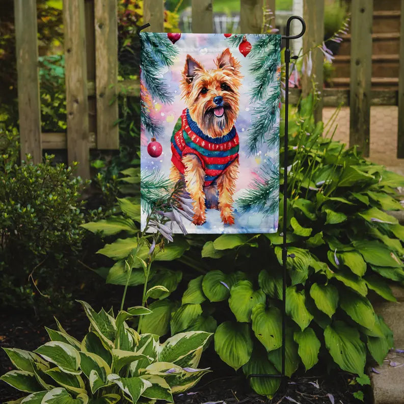 Australian Terrier Christmas Garden Flag Caroline's Treasures