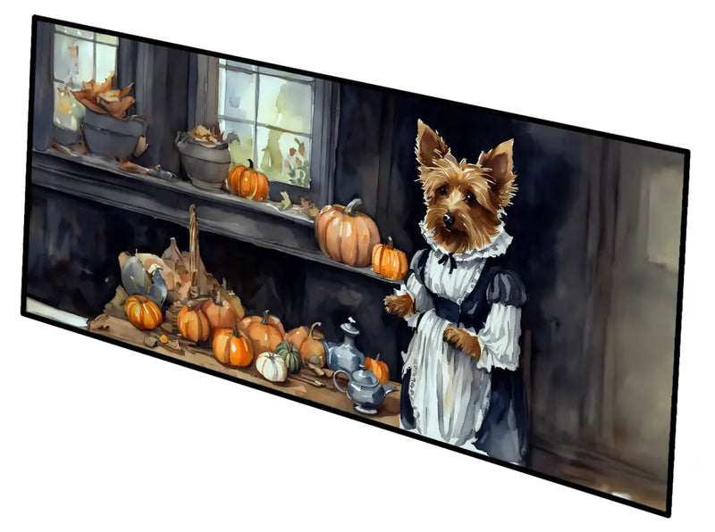 Australian Terrier Fall Kitchen Pumpkins Decorative Soy Candle Caroline's Treasures