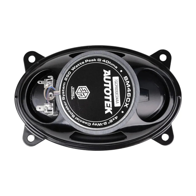 Autotek 4x6" 2-way Speakers 250 Watts Max Autotek