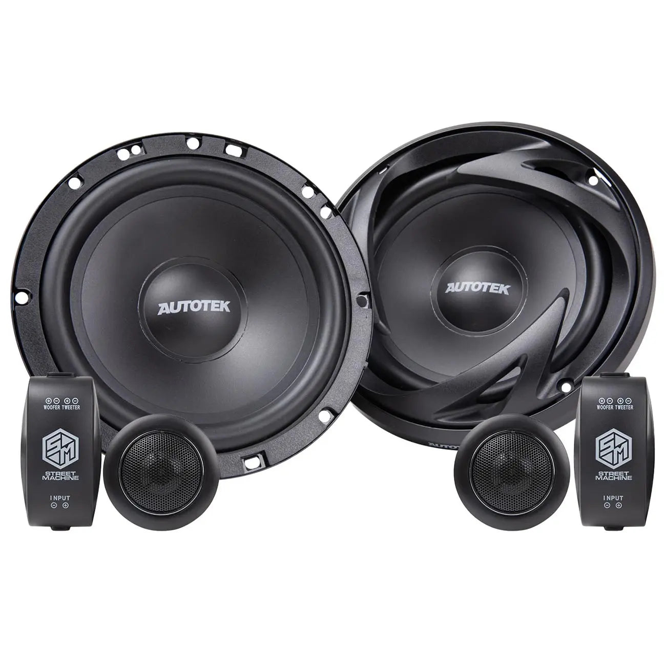 Autotek 6.5" 2-way Component Speaker System 300 Watts Max Autotek