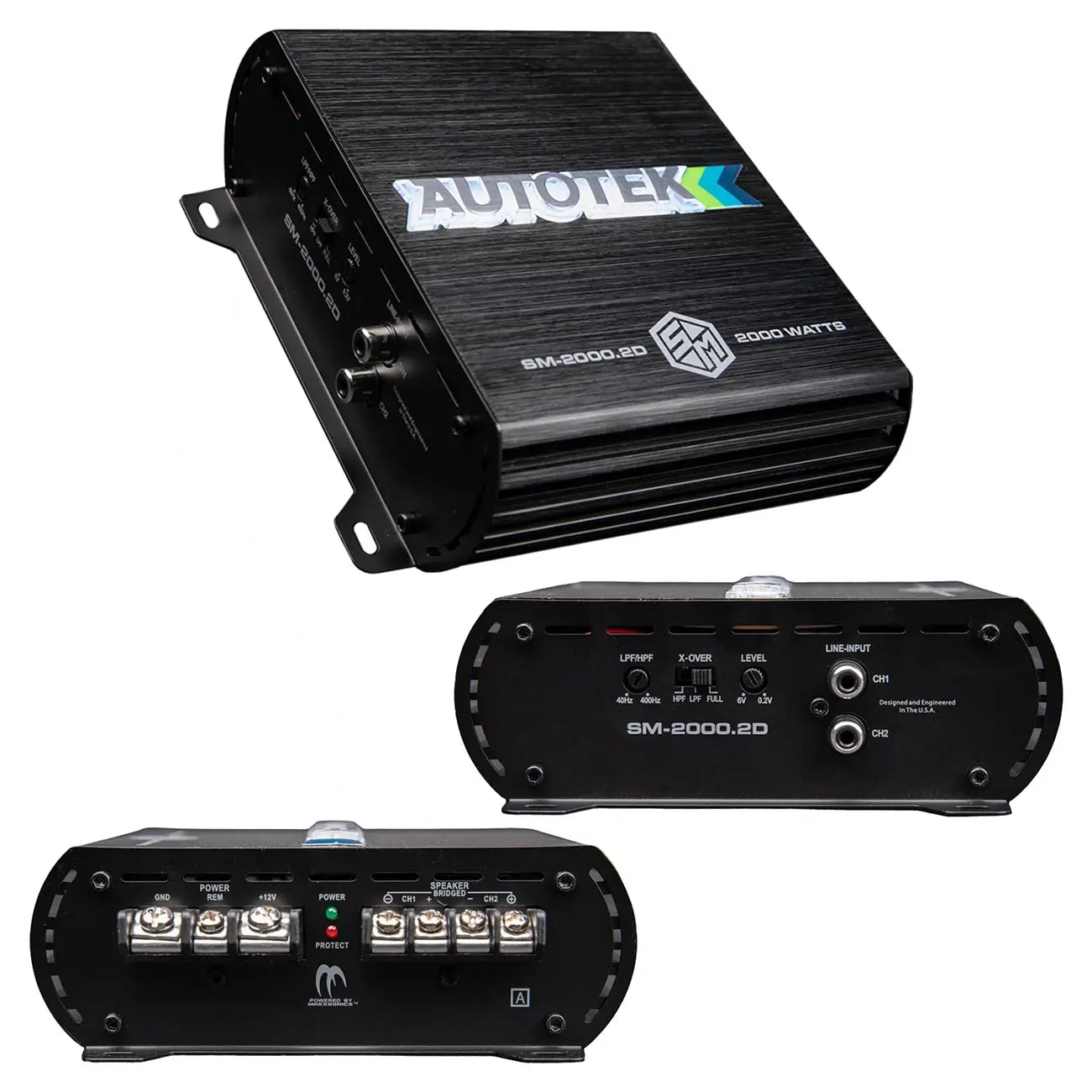 Autotek Street Machine 2-channel Amplifier 2000 Watts Autotek