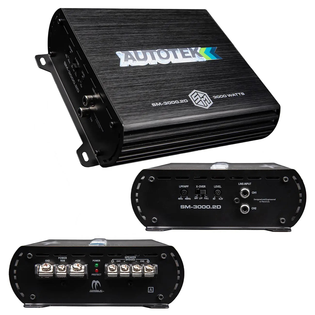 Autotek Street Machine 2-channel Amplifier 3000 Watts Autotek