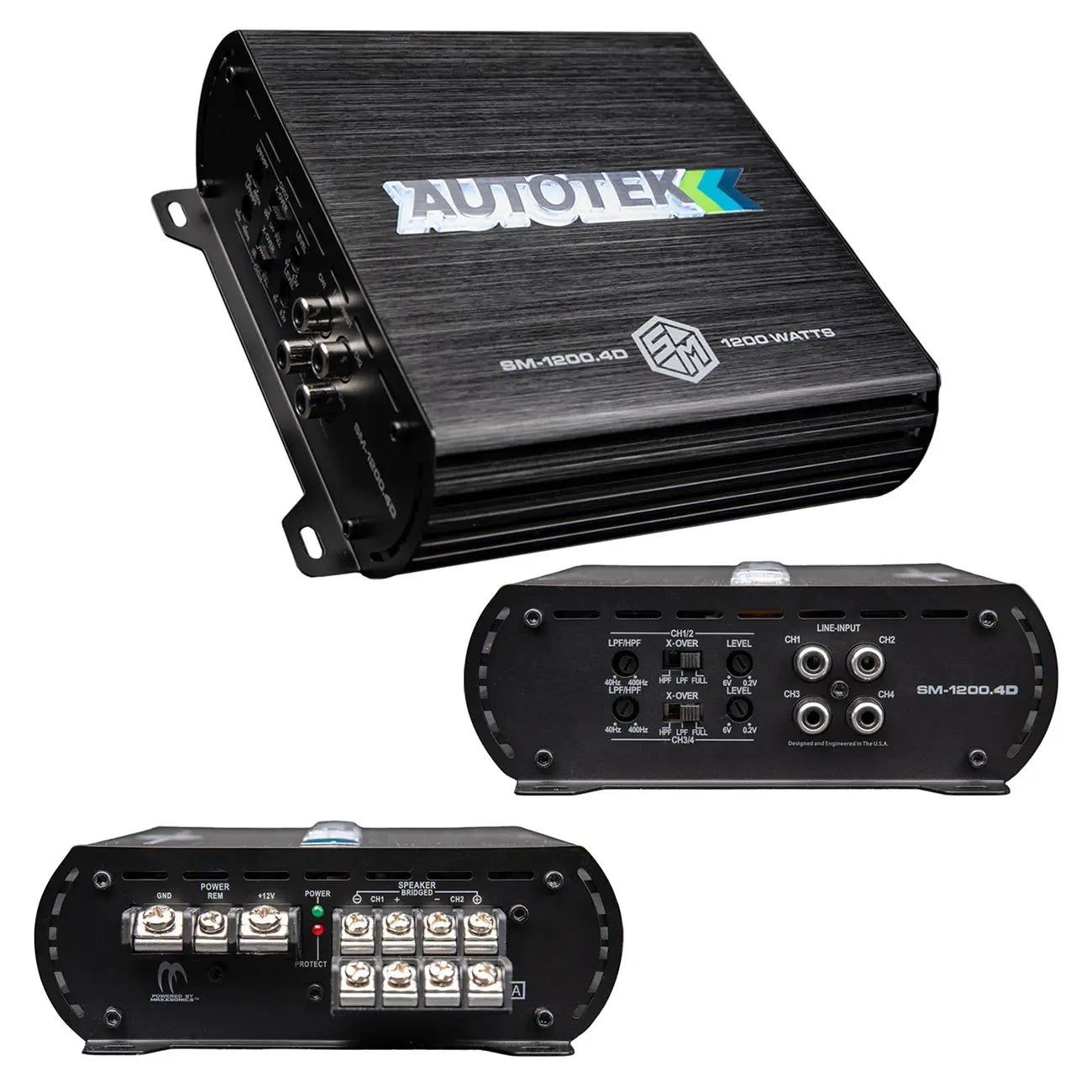 Autotek Street Machine 4-channel Amplifier 1200 Watts Autotek