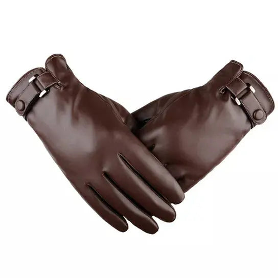 Autumn Warmth Stylish Vegan Leather Touch Smart Gloves Vista Shops