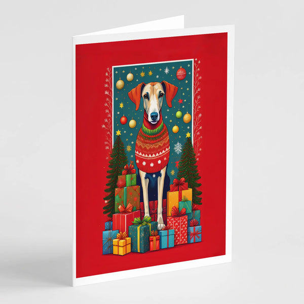 Azawakh Hound Holiday Christmas Greeting Cards Pack of 8 Caroline's Treasures