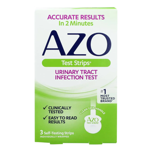 Azo Test Strips - 3 Test Strips Azo