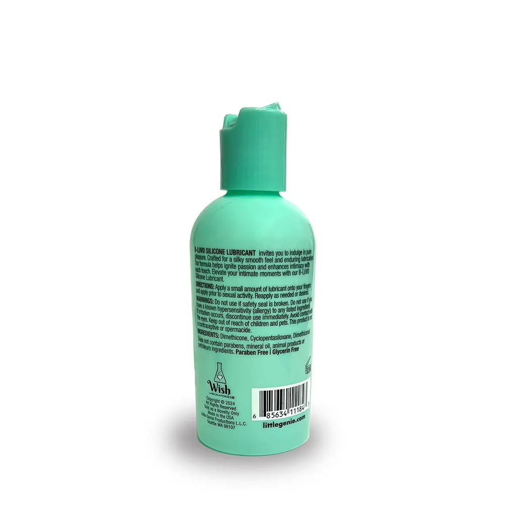 B-Luvd Silicone Lubricant 4oz Little Genie