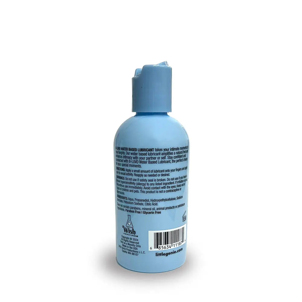 B-Luvd Water-Based Lubricant 4oz Little Genie
