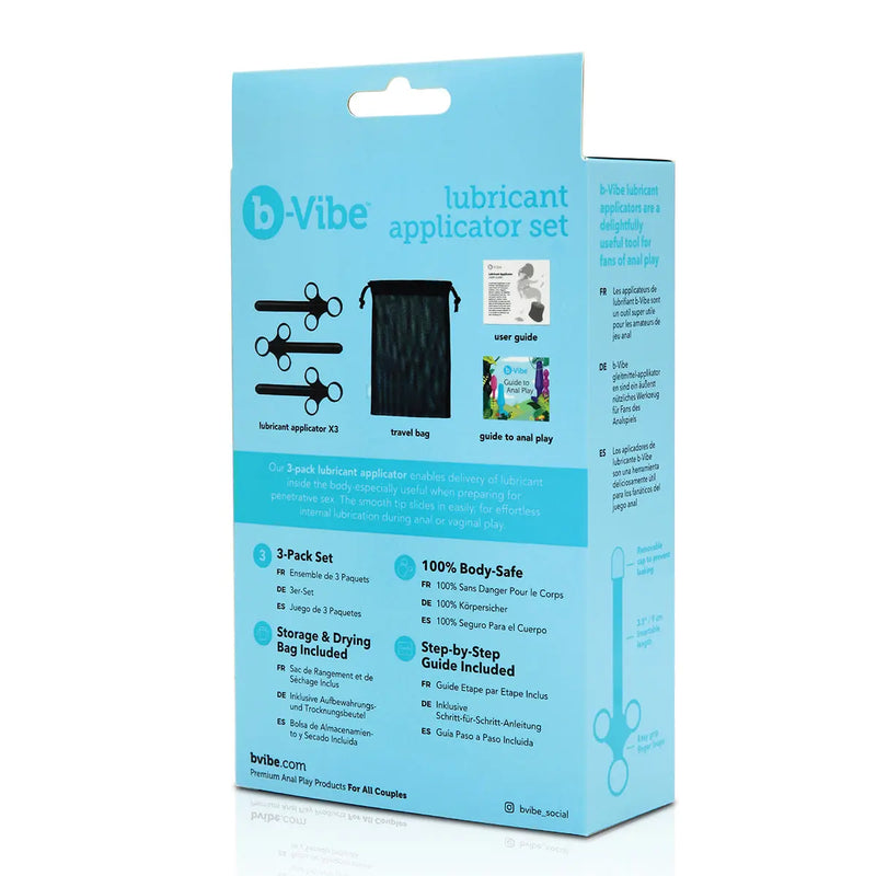 B-Vibe Lubricant Applicator 3pc Set B-Vibe