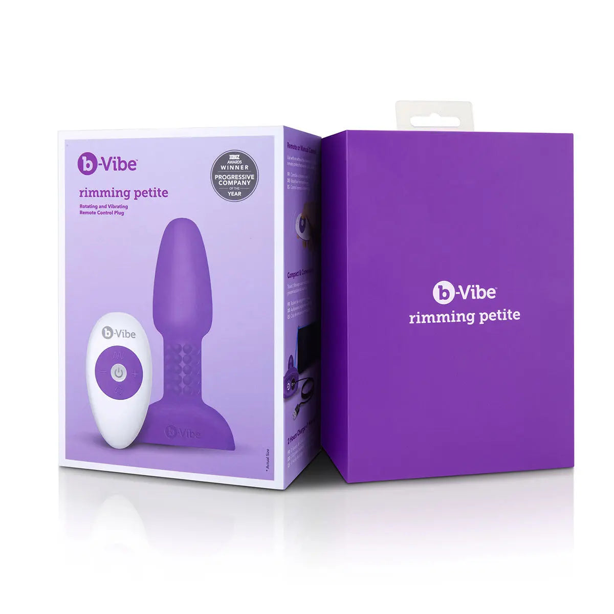 B-Vibe Rimming Petite Plug - Purple B-Vibe