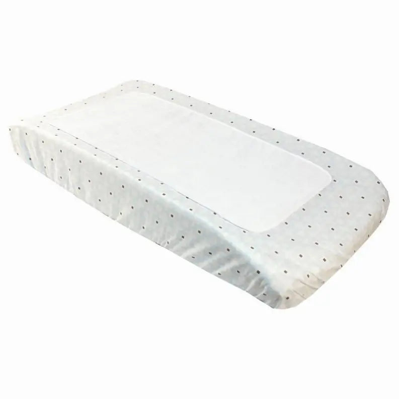 B & N Printed Percale Change Pad With Terry Insert Sheet Kushies