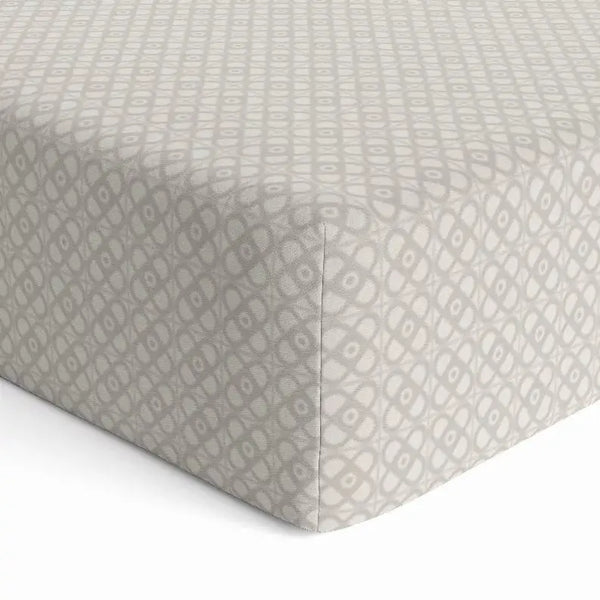 B & N Printed Percale Fitted Crib Sheet Kushies