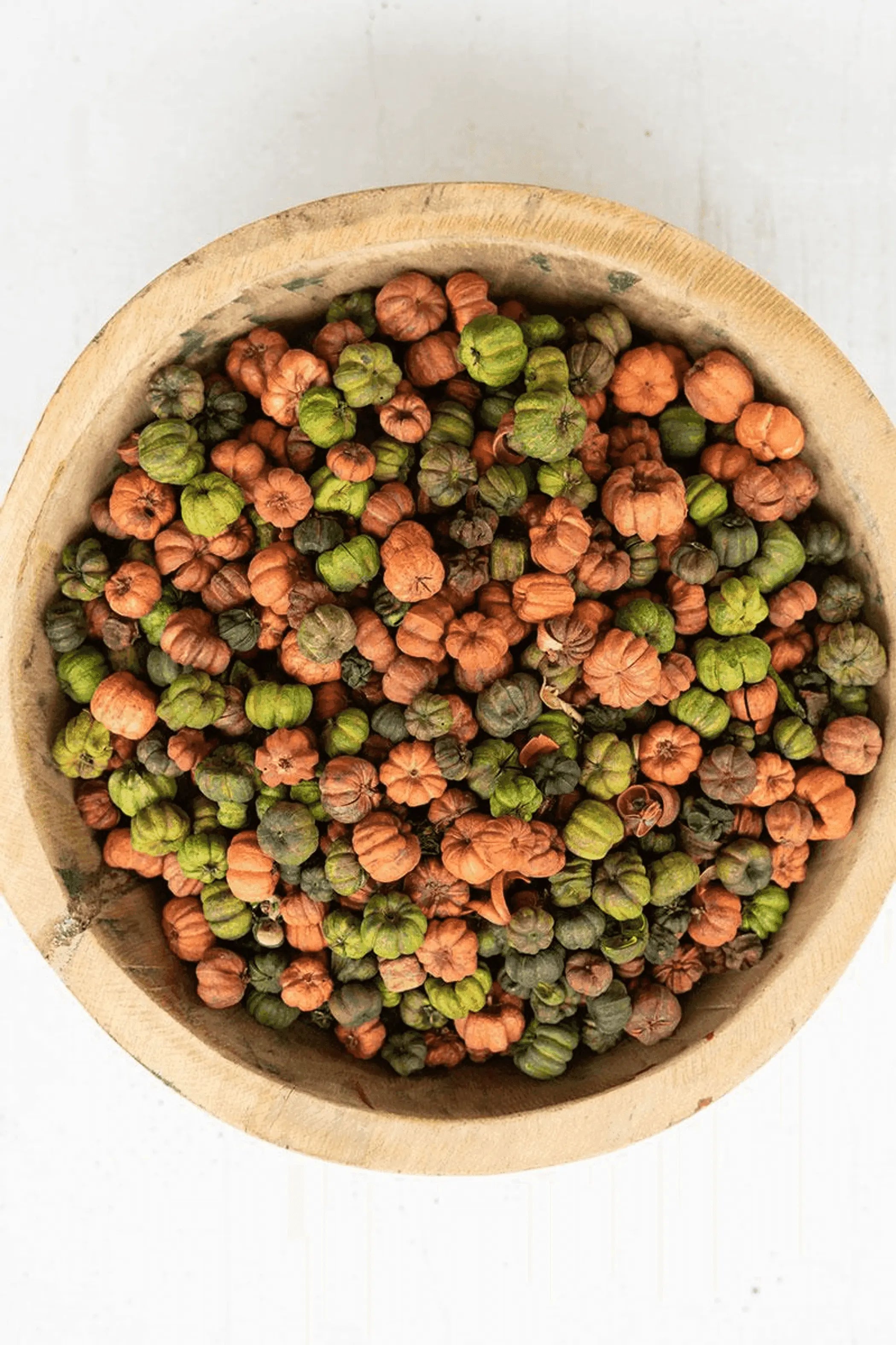 BAG OF ORANGE AND GREEN PUTKA PODS - 12 OZ. Kalalou