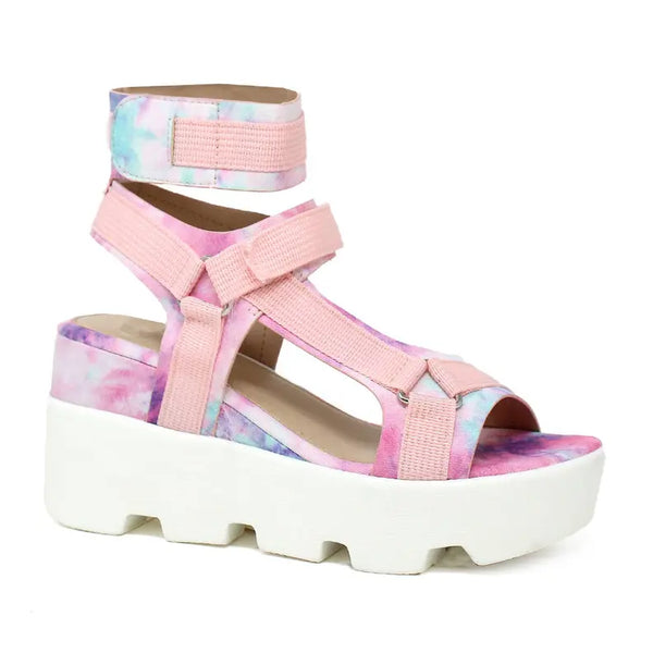 BLEIGE-05 Women's Open Toe Sneaker Sandal Yoki Fashion