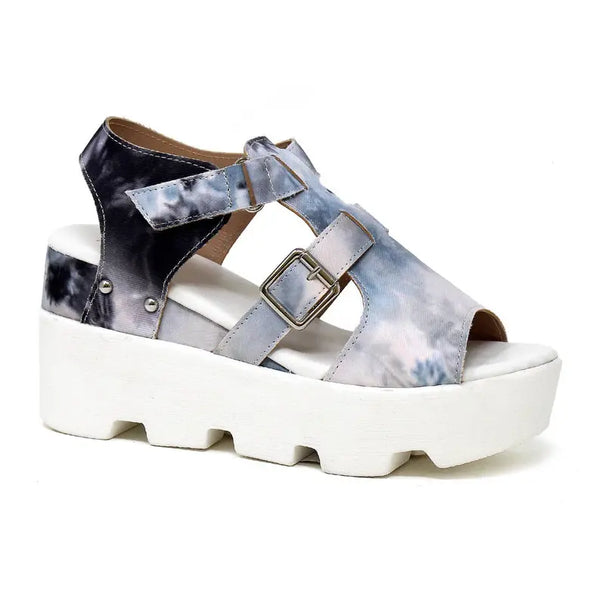 BLEIGE Women's Open Toe Sneaker Sandal Yoki Fashion
