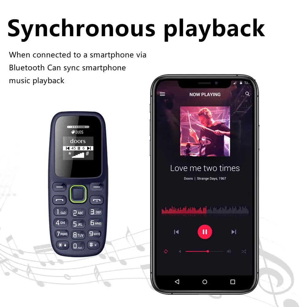 BM310 Small Mobile Phones Unlocked Bluetooth Earphone Telephone Low Radiation Automatic Call Recording Dual SIM Small Cell Phone GreatEagleInc