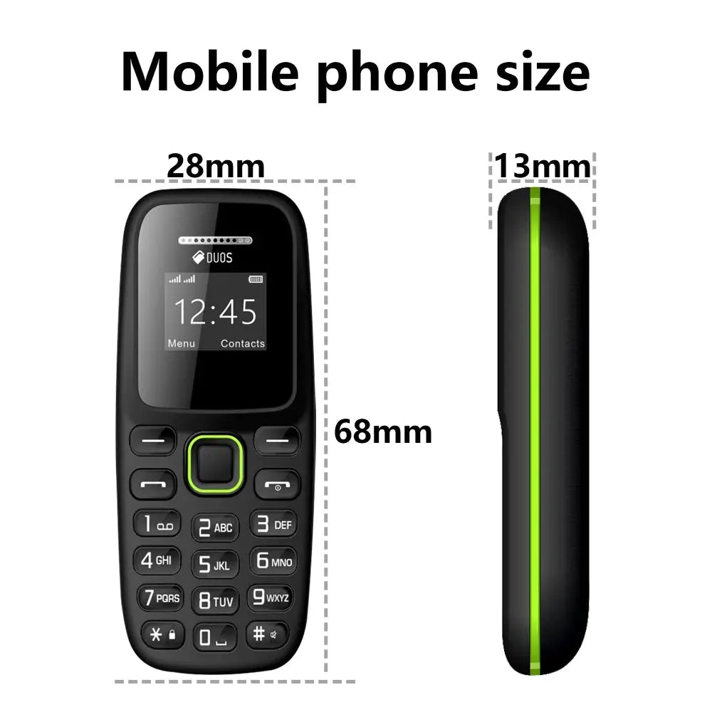BM310 Small Mobile Phones Unlocked Bluetooth Earphone Telephone Low Radiation Automatic Call Recording Dual SIM Small Cell Phone GreatEagleInc