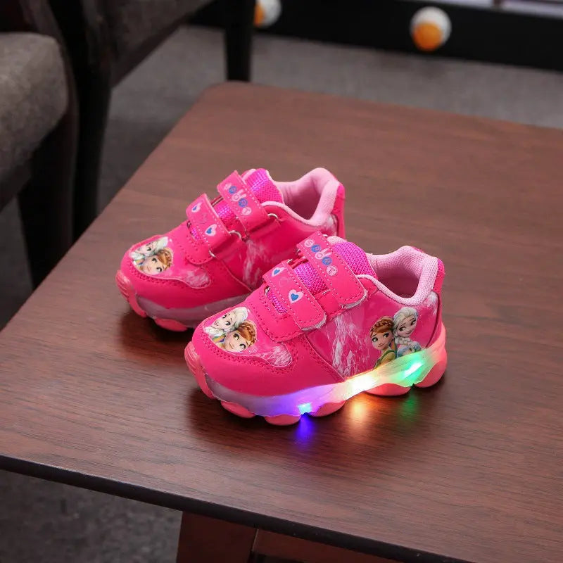 Baby Boys Girls Sneakers Lighted Kids Infant Tennis Children Casual Shoes