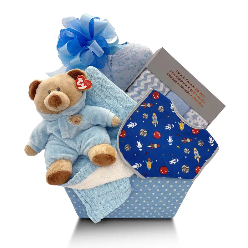 Baby Bundle of Joy Boy Gift Basket Cornucopia Gifts