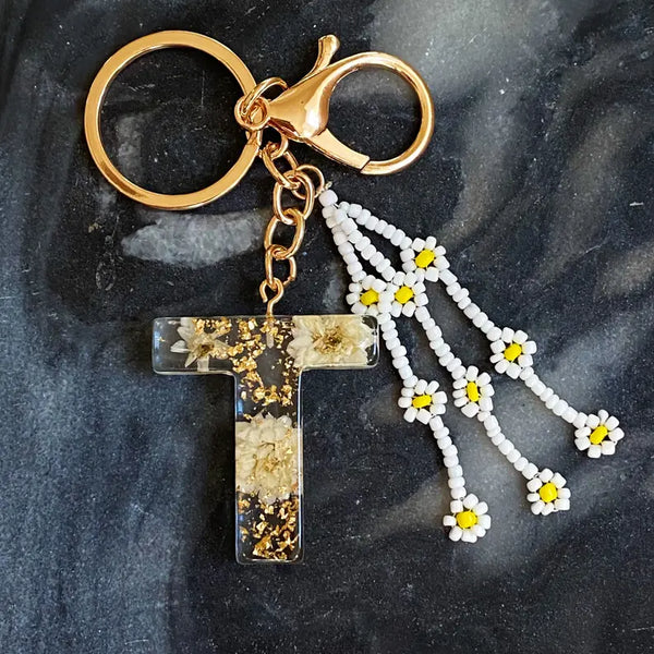 Baby Daisy Initial Key Chain Ellison+Young