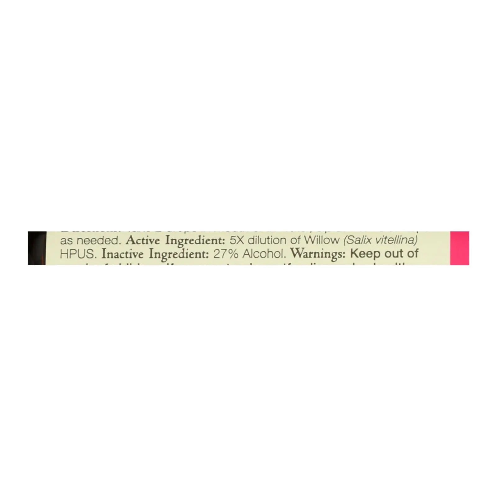 Bach Flower Remedies Essence Willow - 0.7 Fl Oz Bach