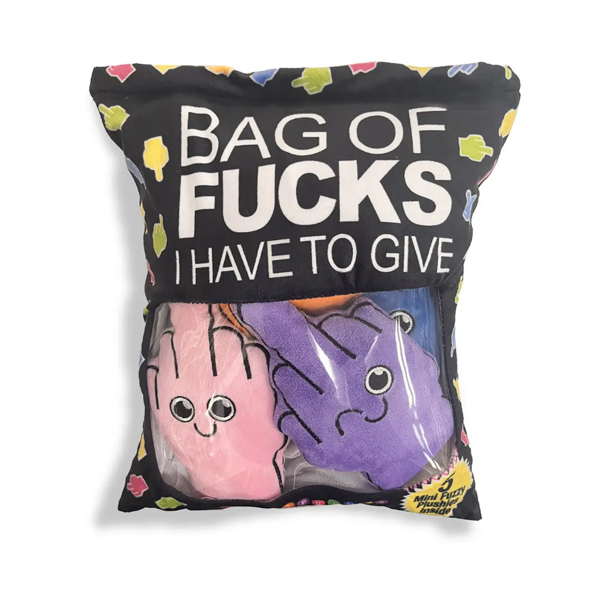 Bag of Fucks I Have to Give Plush Pillow Little Genie