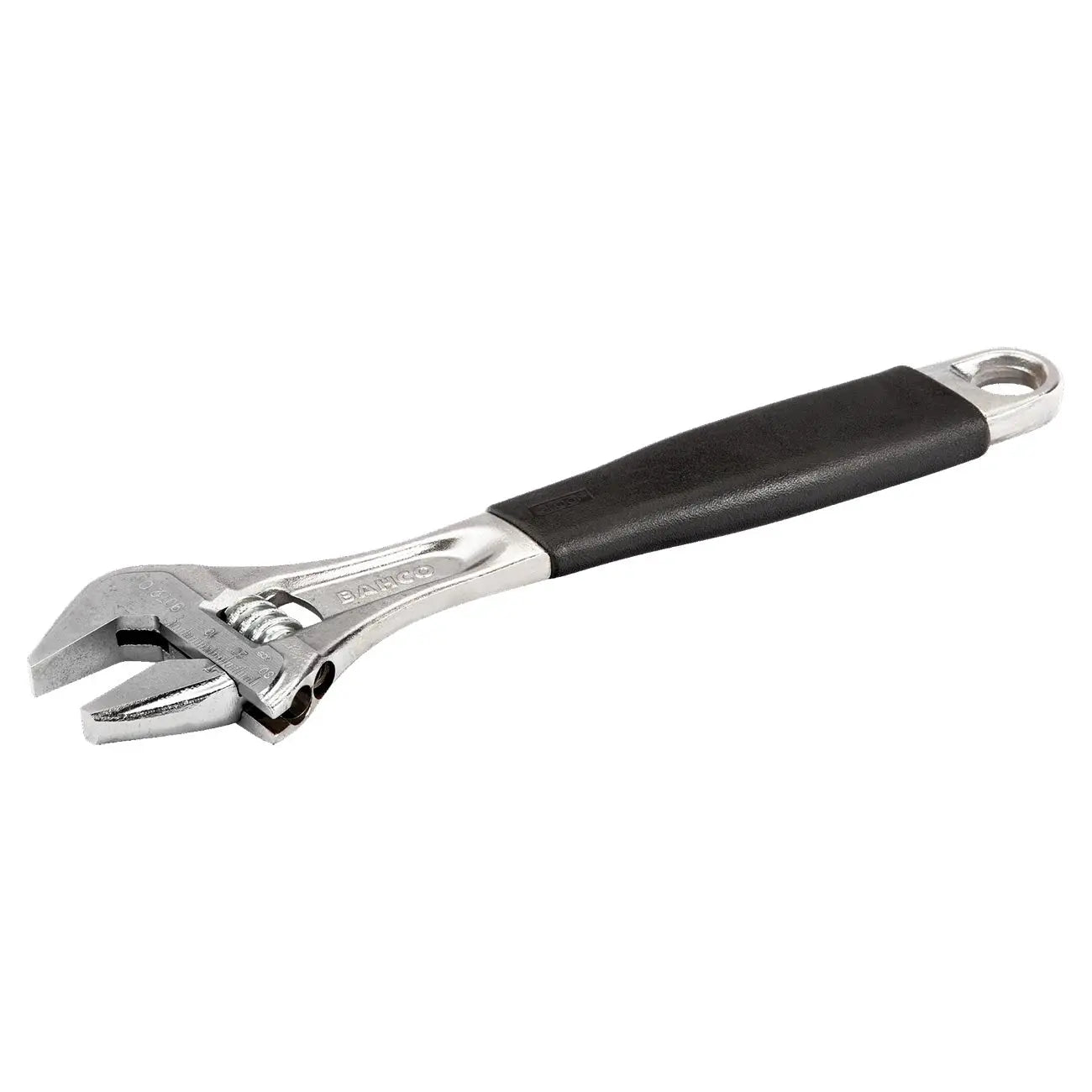 Bahco 12" Ergo™ Rubber Handle Central Nut Adjustable Wrench With Chrome Finish BAHCO