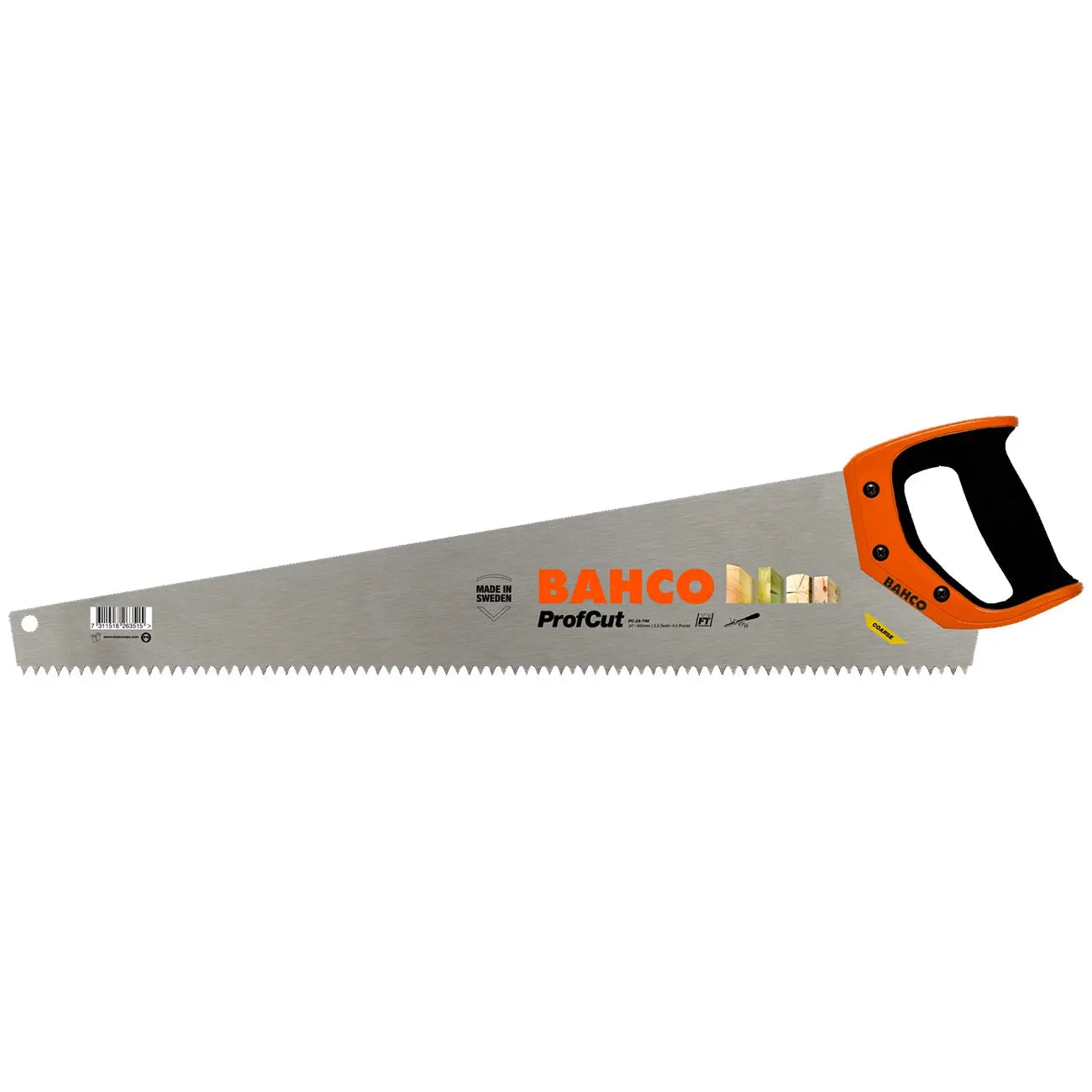 Bahco 24" Profcut™ Timber Hand Saw For Timber/wet/tanalised Wood BAHCO