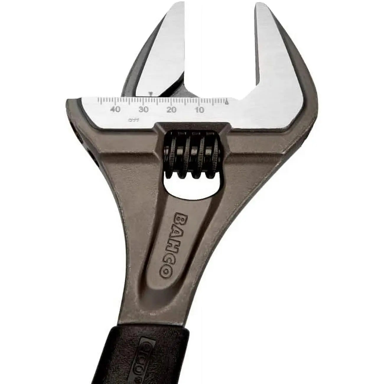 Bahco 8" Bigmouth Ergo™ Central Nut Wide Opening Adjustable Wrenches With Rubber Handle BAHCO