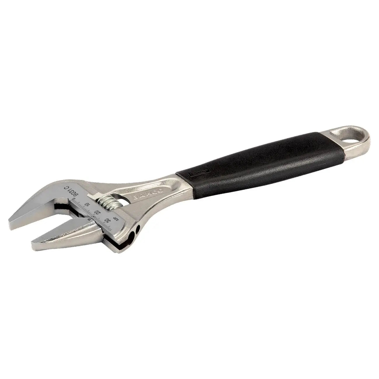 Bahco 8" Ergo™ Central Nut Wide Opening Jaw Adjustable Wrenches With Rubber Handle BAHCO