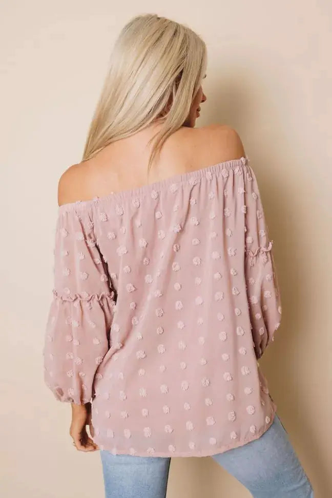 Baker Off The Shoulder Top Stay Warm in Style
