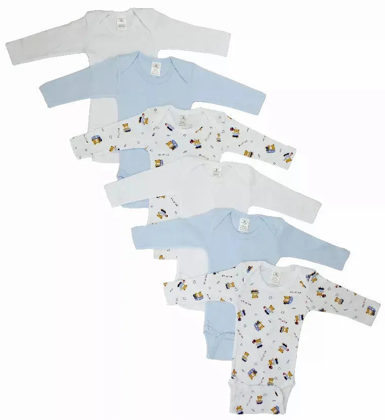 Bambini Boys Longsleeve Printed Onezie Variety Pack Bambini