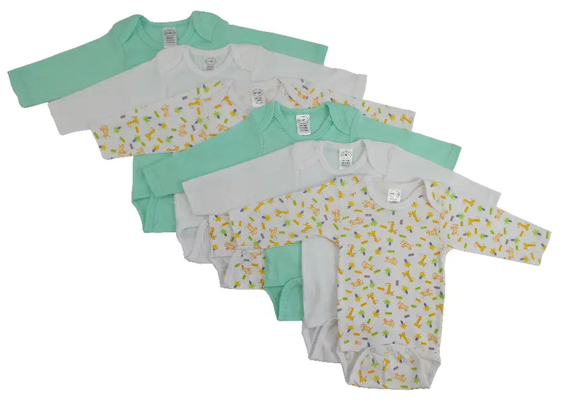 Bambini Boys Longsleeve Printed Onezie Variety Pack Bambini