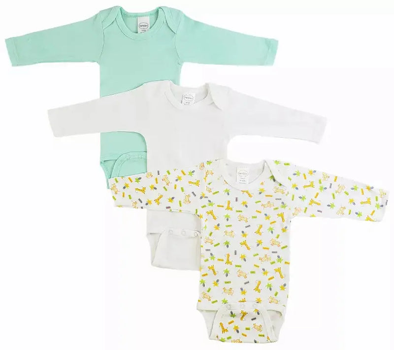Bambini Boys Longsleeve Printed Onezie Variety Pack Bambini